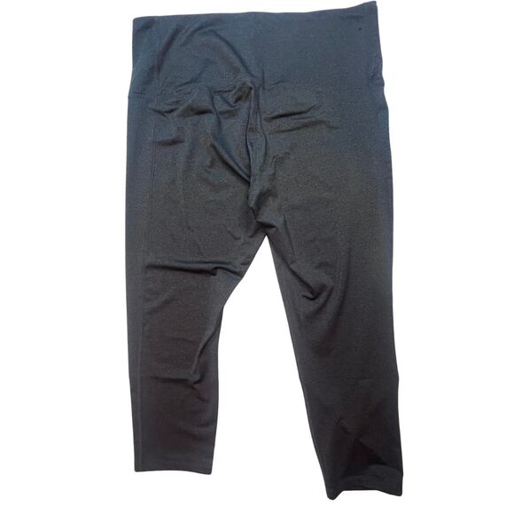 Reebok Leggings Womens XL Gray Cropped Athletic Workout Athleisure Sportswear - Picture 13 of 16